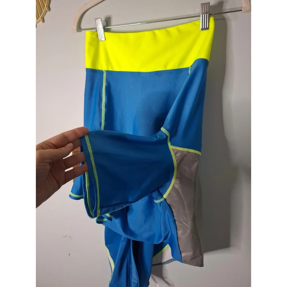 Arcadia Trail Dog Zip-Up Rashguard Blue Neon Yellow Reflective XXL 40in Girth